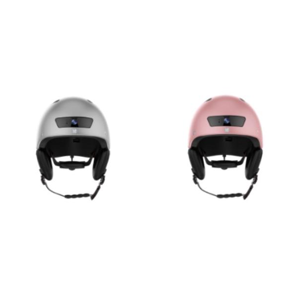 Quality BT 5.0 PC EPS Material Smart Bicycle Helmet With Magnetic Replaceable Goggle for sale