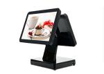 Android 4.4 Touch Screen POS Ordering System With WIFI 15 Inch Dual Screen