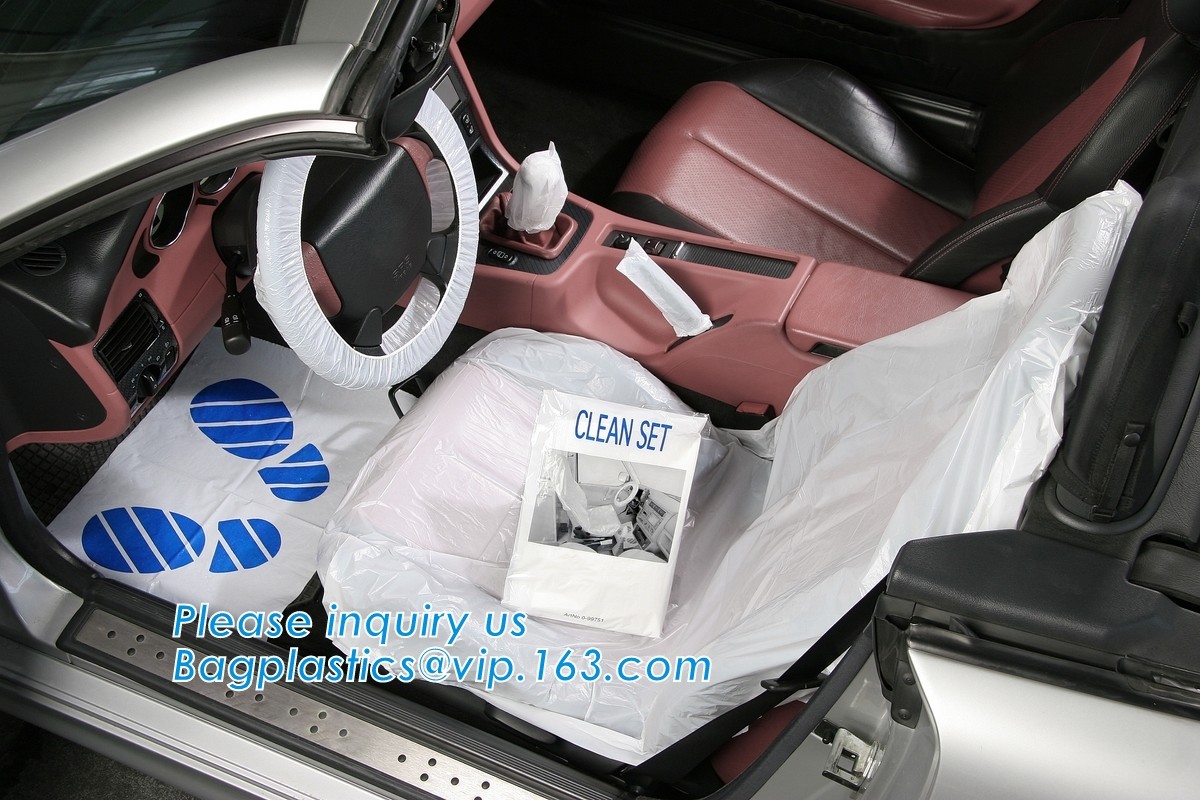 customized plastic car seat cover fit for all seats, Custom Car Seat Cover Package Disposable PE Plastic, limited, ltd,