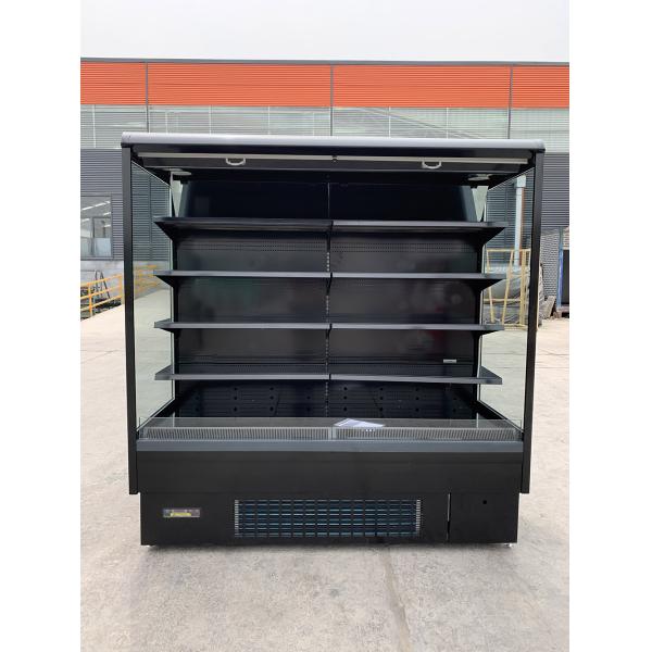 Self Contained Open Face Vertical Multi-deck Display Fridge with basket