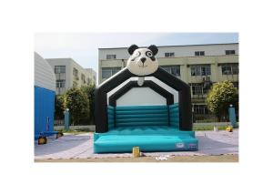 China 0.55mm PVC Panda Inflatable Bounce House Moonwalks For Church Commercial Grade wholesale