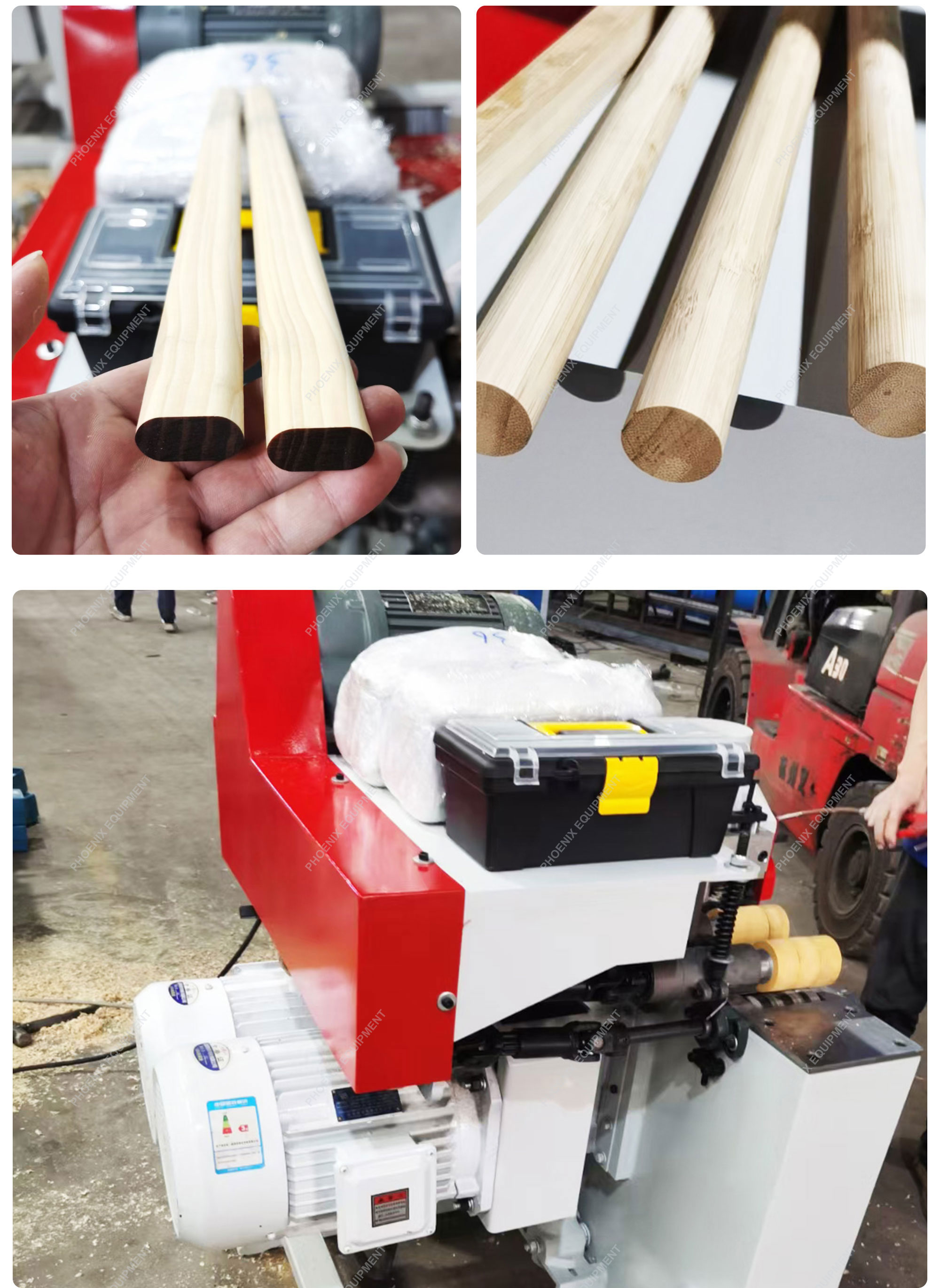 Wooden Broom Handle Machine Type Round Bar Dowel Mill with 250-6000mm Working Length