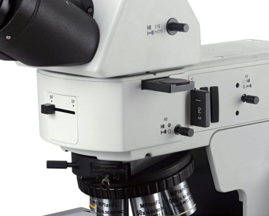 Trinocular Dark Field Microscope Optical Camera 50X Objective DIC Metallurgical
