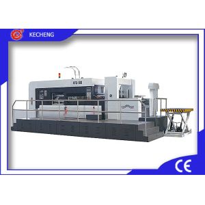 China Automatic Paperboard Die Cutting Creasing Machine with Stripping High Speed wholesale