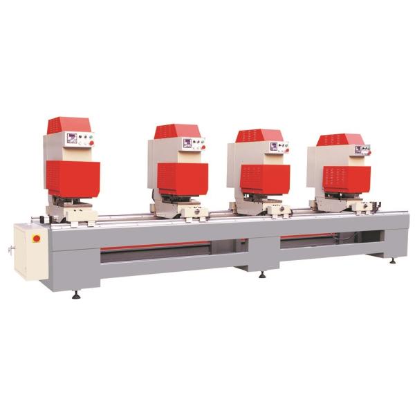 Automatic Four Head Upvc Welding Machine For Doors And Windows , Low Noise