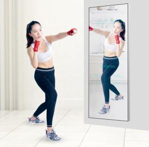 China Interactive Magic Mirror Kiosk ,  Indoor Floor Stand Digital Signage LCD Display on sale