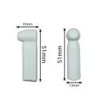 51mm Grey EAS 58KHz Security Hard Acousto Magnetic Tags For Retail Store