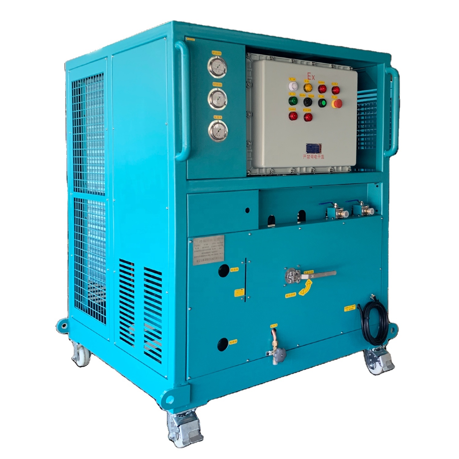 A/C Freon Refrigerant Split Charging Filling Machine R134a R404a Gas Recovery Recharge Machine