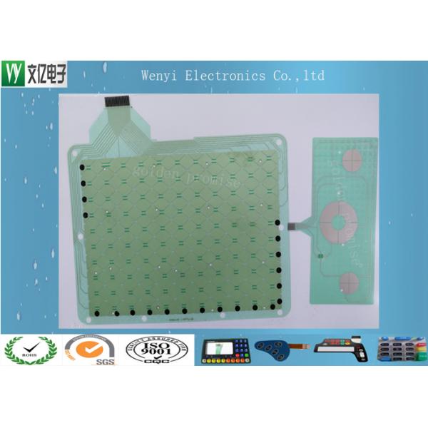 Silver Paste Printed Membrane Circuit / 0.1mm Multi Contact Points Flexible Film Circuit