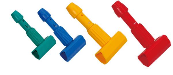 Quality Multifunction Floor Cleaning Tools Color Coded Plastic Mop Stick for sale