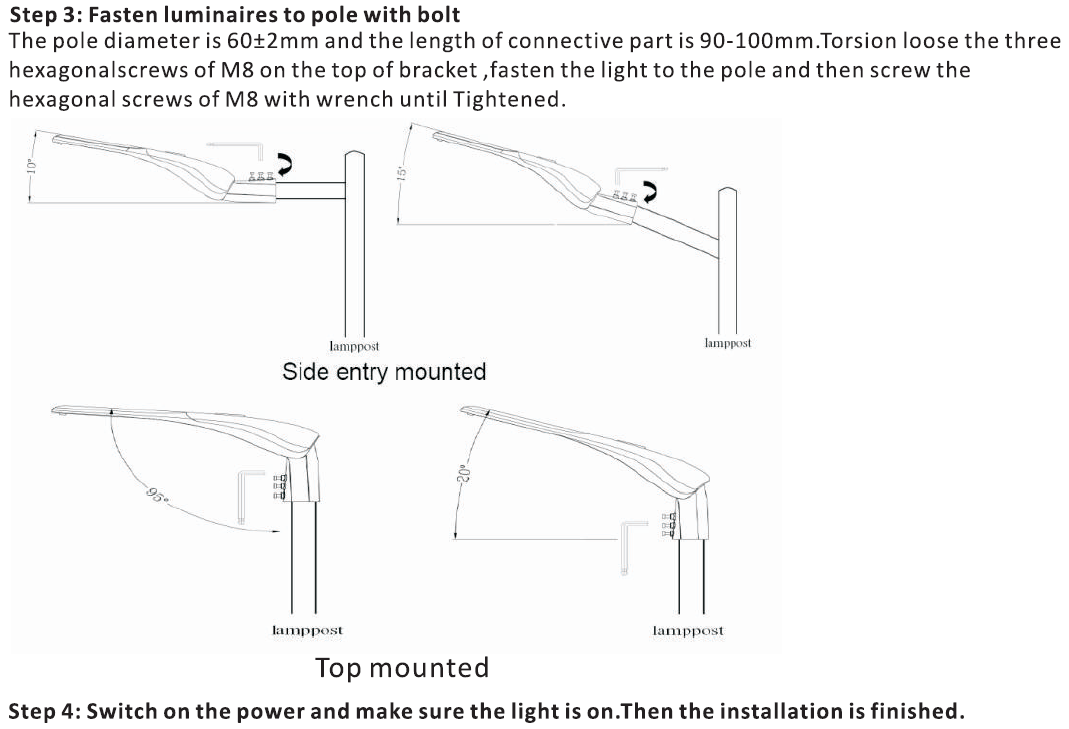 2020 Hot sale Outpt street led lights with motion serson for highway display