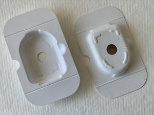 Smooth Wet Press Molded Pulp Sustainable Recycled Paper Pulp Living Hinge