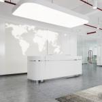 Modern Design MYIDEA Office Furniture Simple Design Marble top Reception Desk