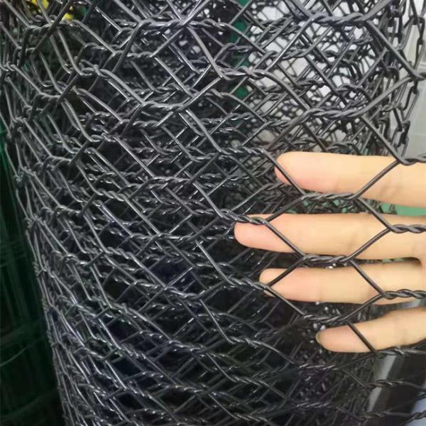 Hexagonal 2.5mm Gabion Mesh Baskets 50x60mm Woven Fish Cage Netting