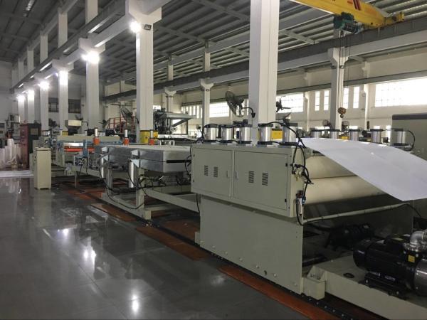 Quality PE / PP / PC Hollow Grid Sheet Extrusion Line Making Machine Grey Machine Color for sale