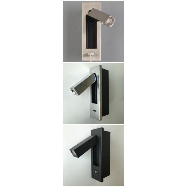 Surface mounted rotate led bed wall light &hotel bedside wall light headboard wall lamp for bedroom