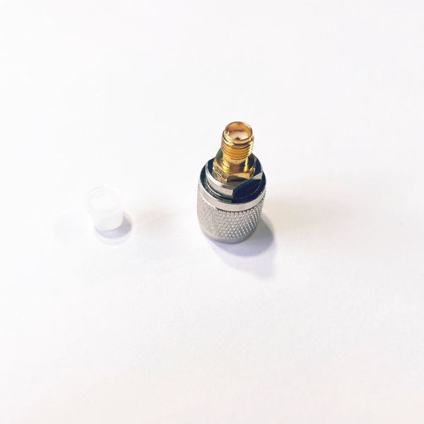 50 Ohm TNC to SMA Adapter Nickel Plated Brass with Low VSWR ≤1.25 for RF Systems