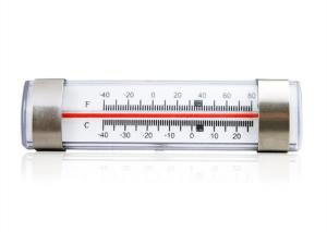 Instant Read Refrigerator Freezer Digital Thermometer 135mm Large Red Liquid Filled