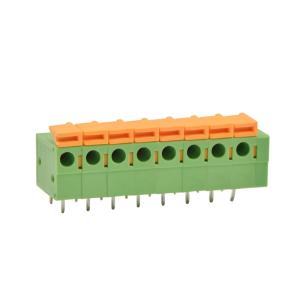China Side Entry Screwless PCB Terminal Block Connector 0.2&quot; Pitch For Electric Appliances wholesale