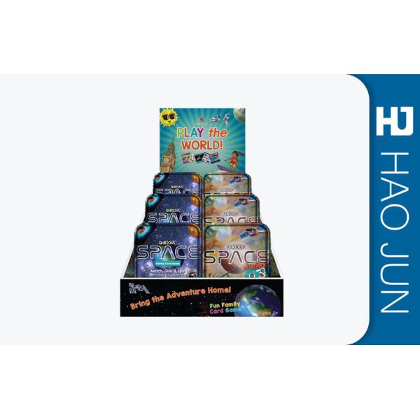 2017 Customized CMYK Printing counter Cardboard Display Boxes For Hand Sanitizer