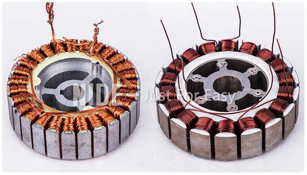 2 Stations Motorcycle Wheel Stator Winding Machine