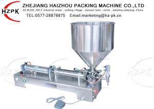 China 50-500 Ml Semi Automatic Paste Filling Machine Single Head 220V / 50Hz wholesale