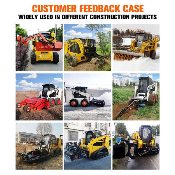 1 Tonne Mini Skidsteer Loader Small Skid Loader Easy To Use Simple Controls