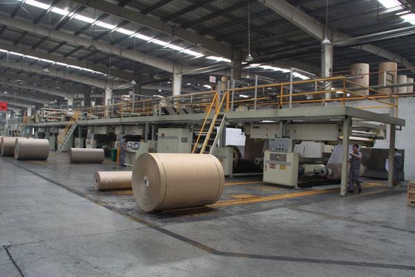 Electric Driven Fully Automatic Single Facer Corrugated Cardboard Production Line