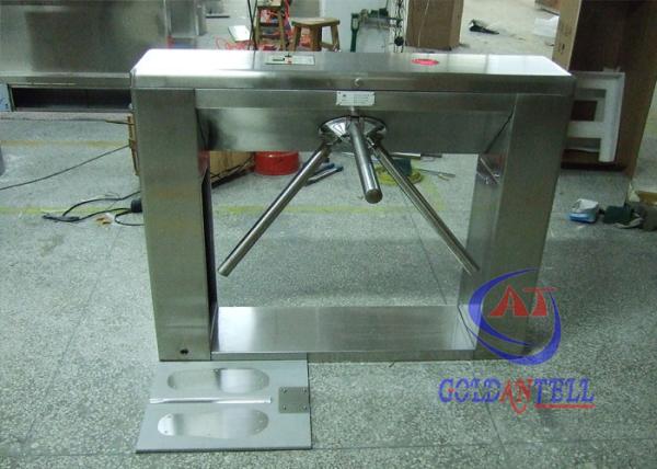 Quality Waist height Mobile phone apps Tripod Turnstile Gate , office building turnstile security gates for sale