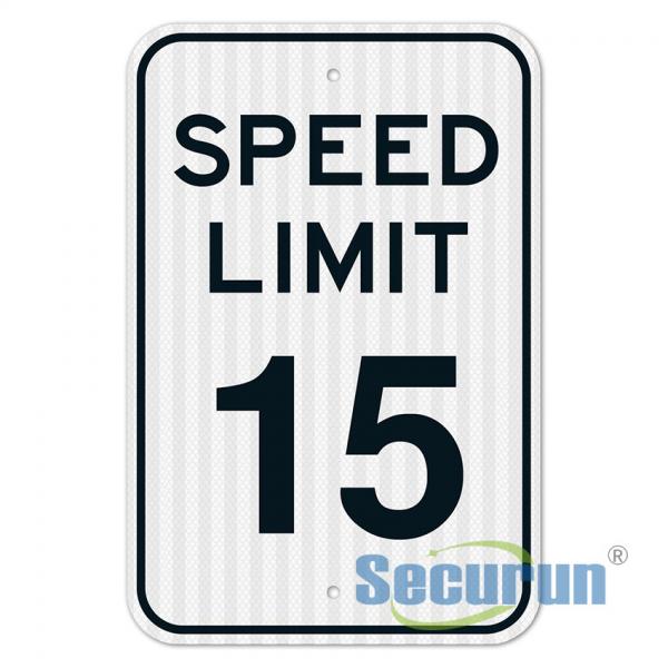 ODM HIP Reflective Speed Limit 15 55 Mph Sign for Outdoor