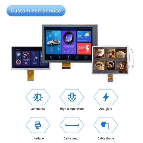 7 Inch HDMI Capacitive Touchscreen Customized TFT Display For Raspberry Pi