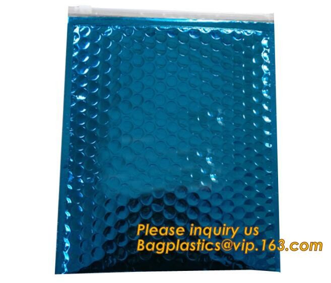 Cosmetic Slider Zip lockk Bubble Bags Bubble Slide Pouch,Zip lockk esd bubble bag bubble packaging wrap cosmetic pouch slide