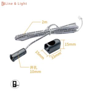 China DC 12-24V LED Cabinet Light Door Switch Recessed / Surface Wireless Door Sensor on sale