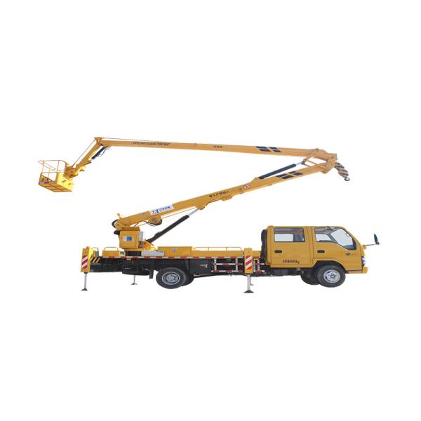 Quality 96kw High Power Truck Mounted Aerial Work Platform Large Table Size Compact Structure for sale