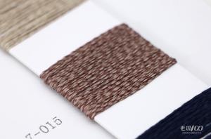 China Breathable Practical Dyed Spun Polyester Yarn , Anti Pilling Dual Core Spun Yarn wholesale