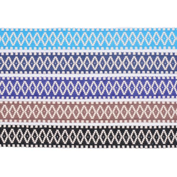 4cm Thick Pattern Cotton Custom Jacquard Webbing