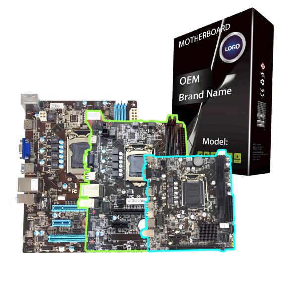 Quality H 61 Mining Motherboard Socket LGA 1155 DDR3 I3 I5 I7 800MHz 1066MHz 1333MHz for sale