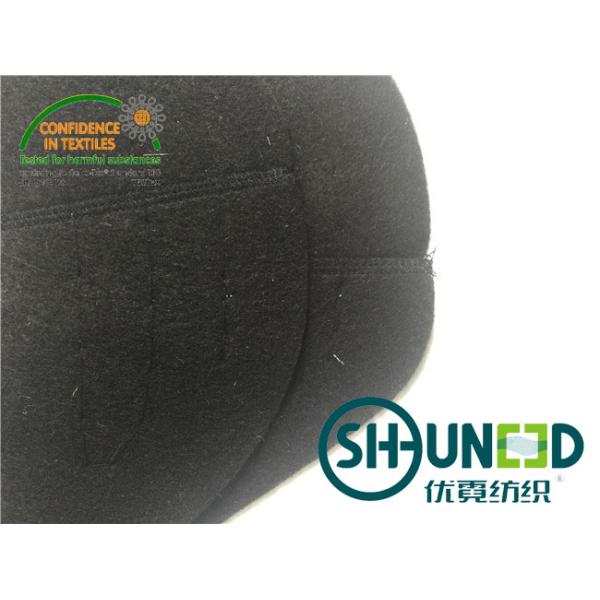 Canvas Thinner Costume Shoulder Pads , Black Small Shoulder Pads For Casual Suit