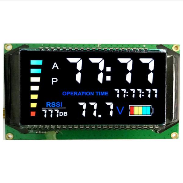 HT1621 Controller Segment Code LCD Display Module, Customize Segment LCD Display With Backlight