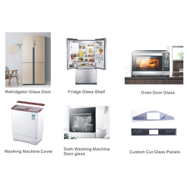 5mm Glass Panel Refrigerator