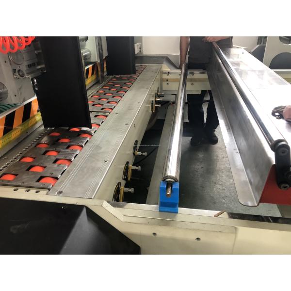 Computerized 2 Colors Flexo Printer Slotter Die Cutter Automatic High Speed