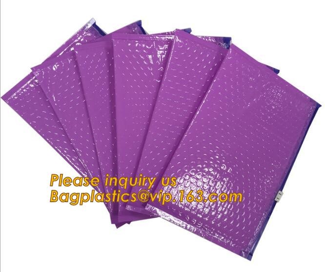 Cosmetic Slider Zip lockk Bubble Bags Bubble Slide Pouch,Zip lockk esd bubble bag bubble packaging wrap cosmetic pouch slide