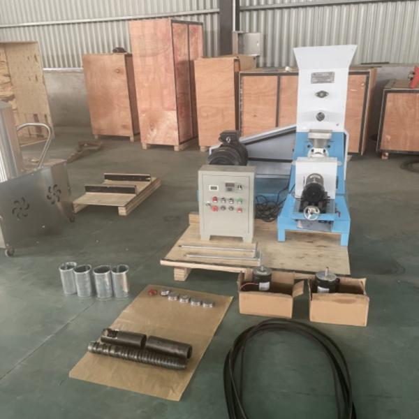 Small Capacity Diesel Pet Floating Fish Feed Extruder Machine