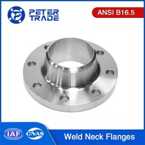 China ANSI/ASME B16.5 Carbon Steel Weld Neck Flanges Class 400LB WNRF A105 Raised Face RF FF wholesale