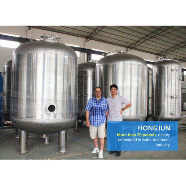 Stainless Steel Industrial Sand Filter 24 Inch Iron Removal Microfiltration Machine