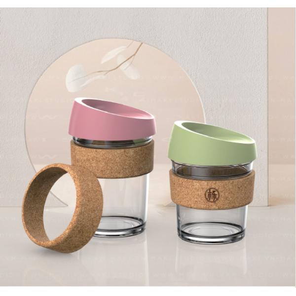 Natural Cork Band Replacement Brew Cork Glass Coffee Cup Sleeve Band