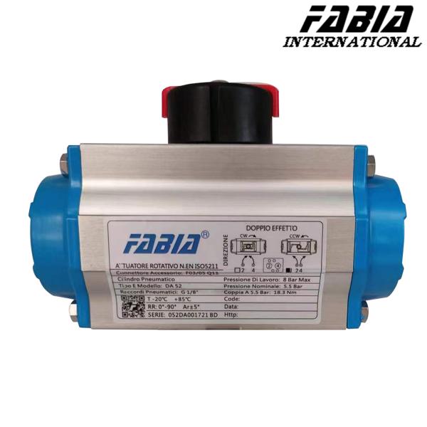 Quality Single And Double Acting FB DA Pneumatic Actuator High Speed And Responsiveness For Valve for sale