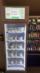 Smart Fridge Vending Machine With Microeaves For Hot Food Meal.Snack Drink Salad
