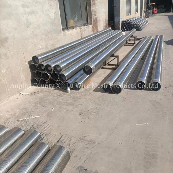 2.9m Wire Wrapped Stainless Steel Sand Control Screen Pipe for Water Well Drilling