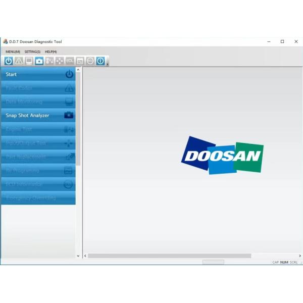 Doosan uVIM Diagnostic Tool Excavator Forklift Engine Fault Diagnostics with DMS-5 Software V2024.09